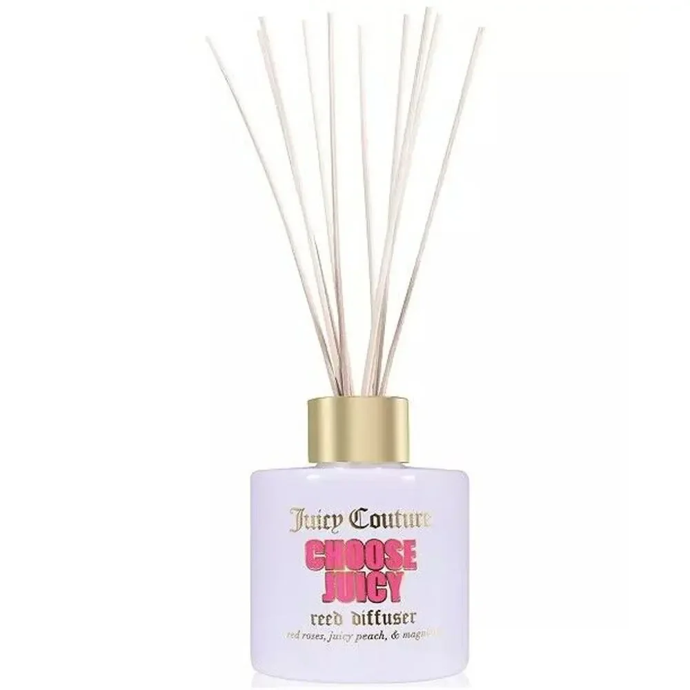Juicy Couture 3.4 oz Reed Diffuser ROSE PEACH MAGNOLIA Hotel‎ Spa Luxury Glam